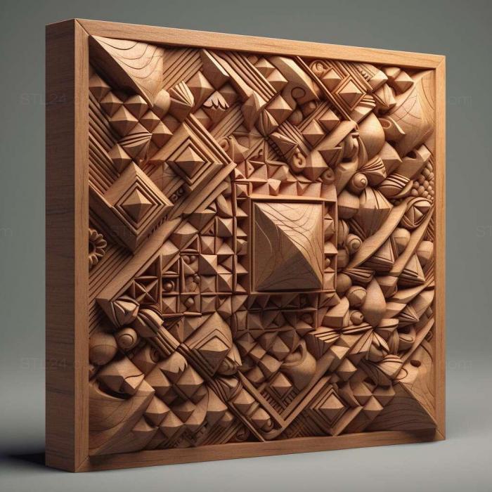 Patterns and decorations (stl Geometry E 2, PATTERN_2114) 3D models for cnc